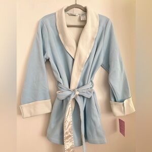 KayAnna Cozy Women's Blue and White Robe